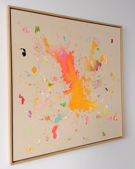 YOU KINDA OWE IT TO YOURSELF TO DO ALL THE THINGS YOU'VE DREAMED OF 80x80cM
