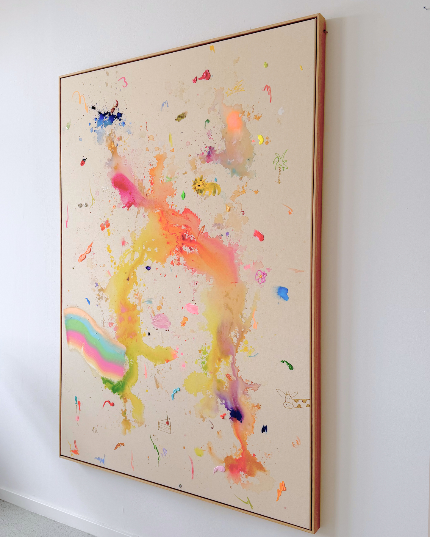 ICH WÜNSCH DIR Löwe 170x120cm EXTRA TIEF