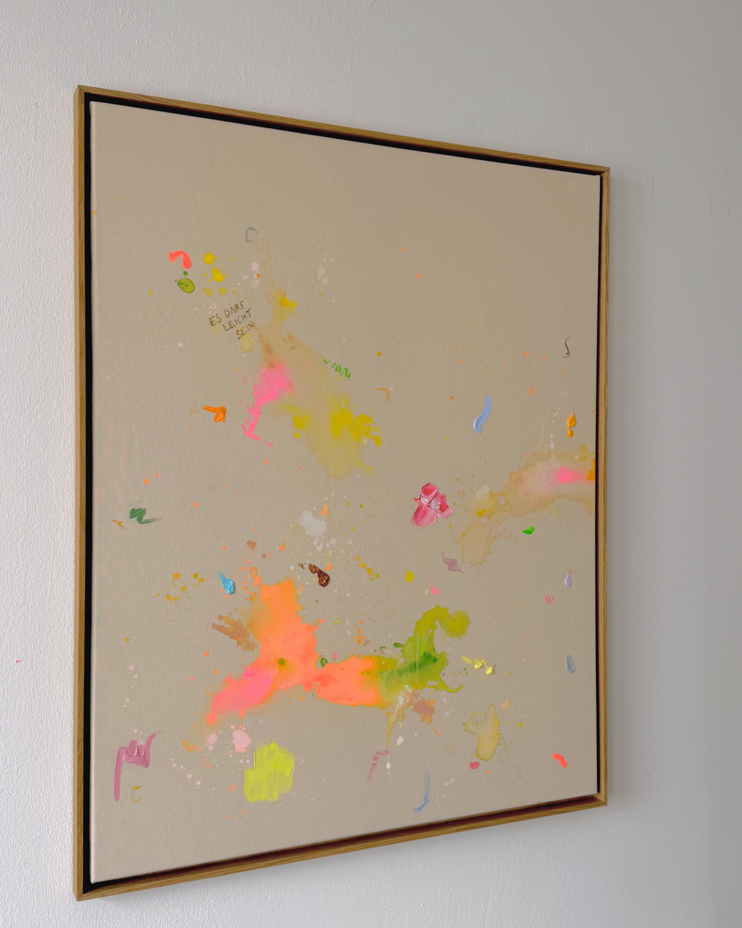 ES DARF LEICHT SEIN Zwillingswerk 2x 80x100cm