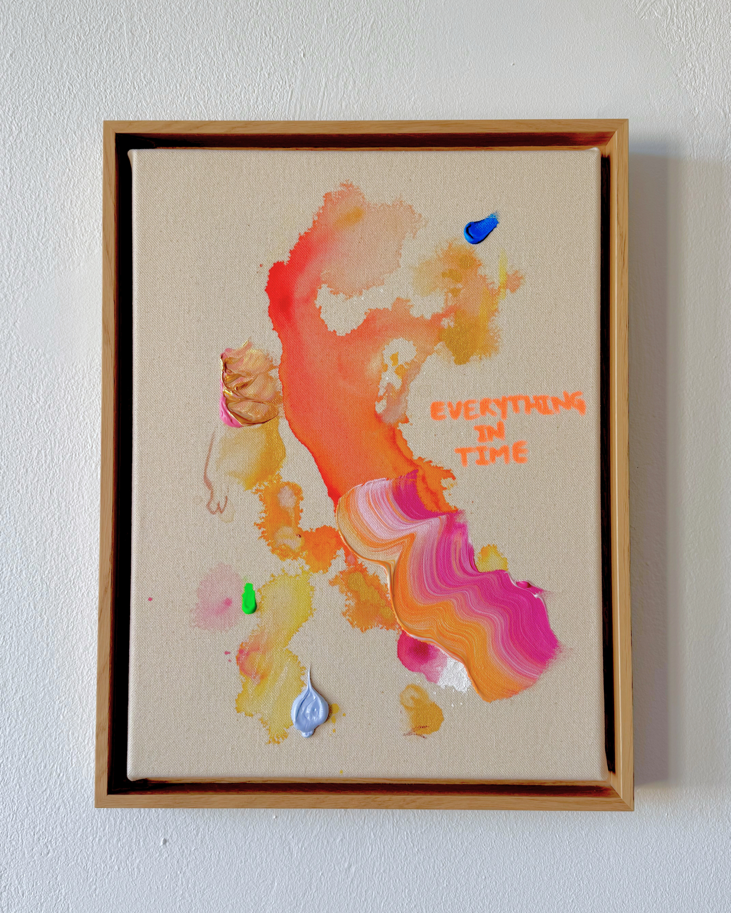 EVERYTHING IN TIME 30x40cm