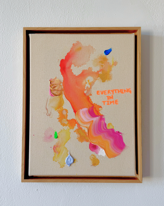 EVERYTHING IN TIME 30x40cm