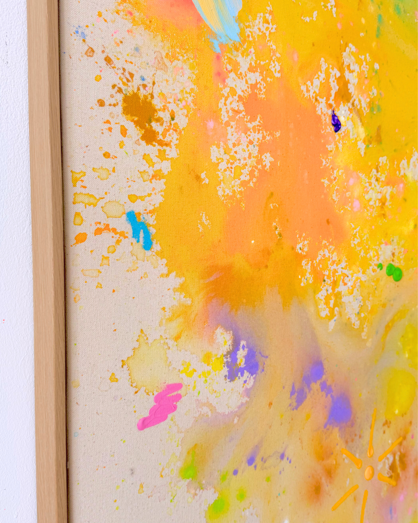 BEING ALIVE IS THE SPECIAL OCCASION 120x120cm