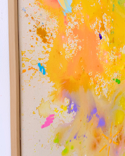 BEING ALIVE IS THE SPECIAL OCCASION 120x120cm