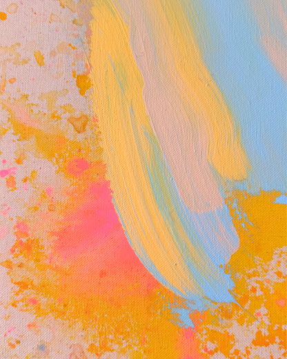 BEING ALIVE IS THE SPECIAL OCCASION 120x120cm