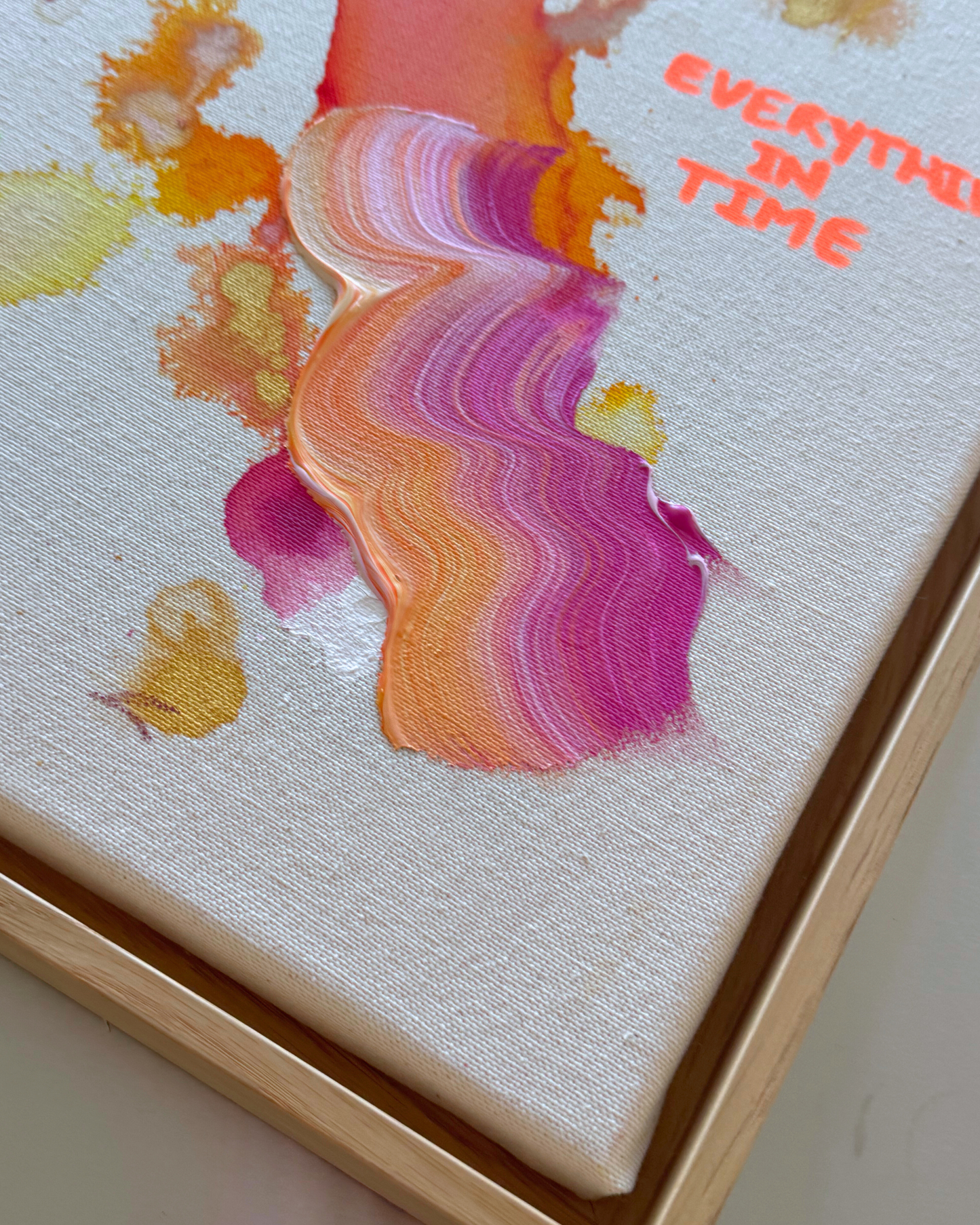 EVERYTHING IN TIME 30x40cm