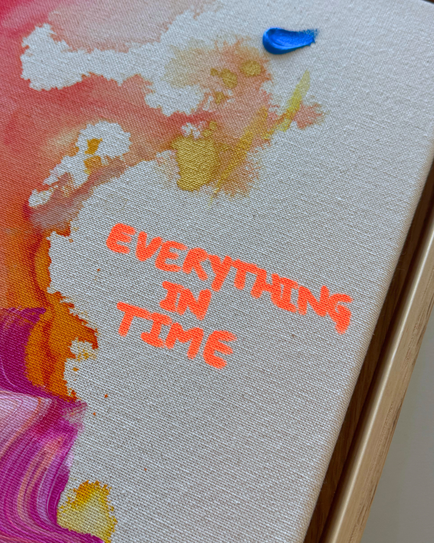 EVERYTHING IN TIME 30x40cm