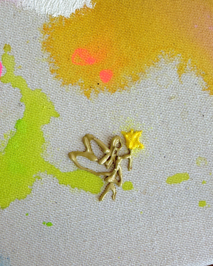 ICH WÜNSCH DIR Entlein 30x30cm