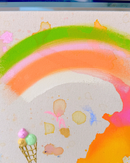 ICH WÜNSCH DIR Raupe 40x40cm