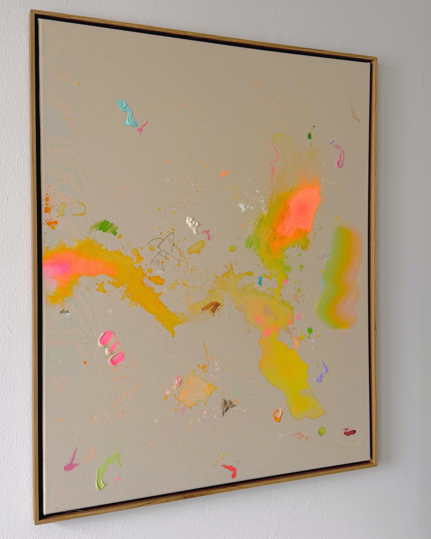 ES DARF LEICHT SEIN Zwillingswerk 2x 80x100cm
