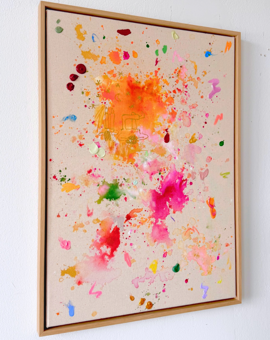 Mit dir den Sternenhimmel 50x70cm
