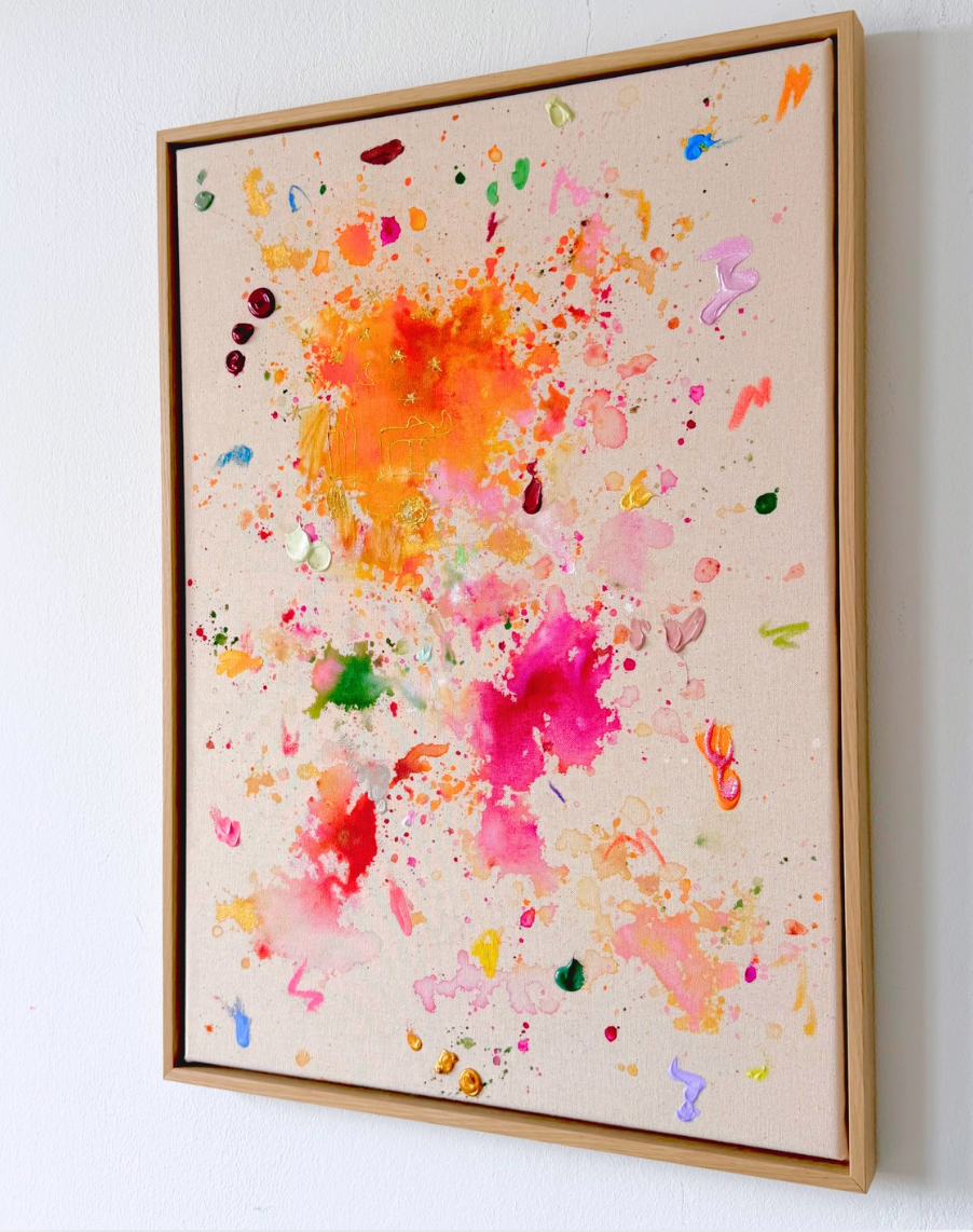 Mit dir den Sternenhimmel 50x70cm