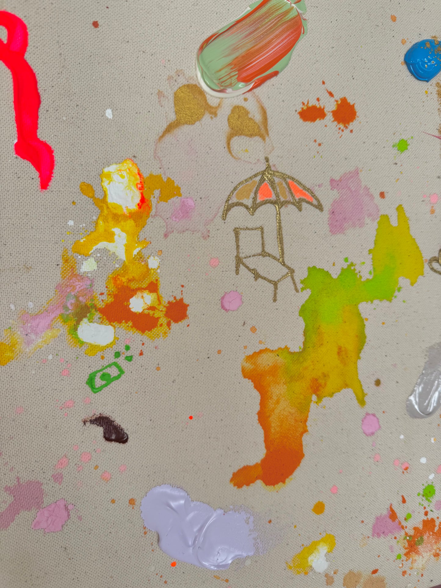 I AM SO LUCKY EVERYTHING WORKS OUT FOR ME 63x63cm