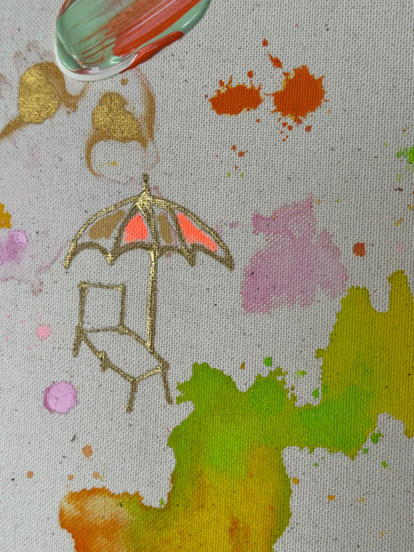 I AM SO LUCKY EVERYTHING WORKS OUT FOR ME 63x63cm