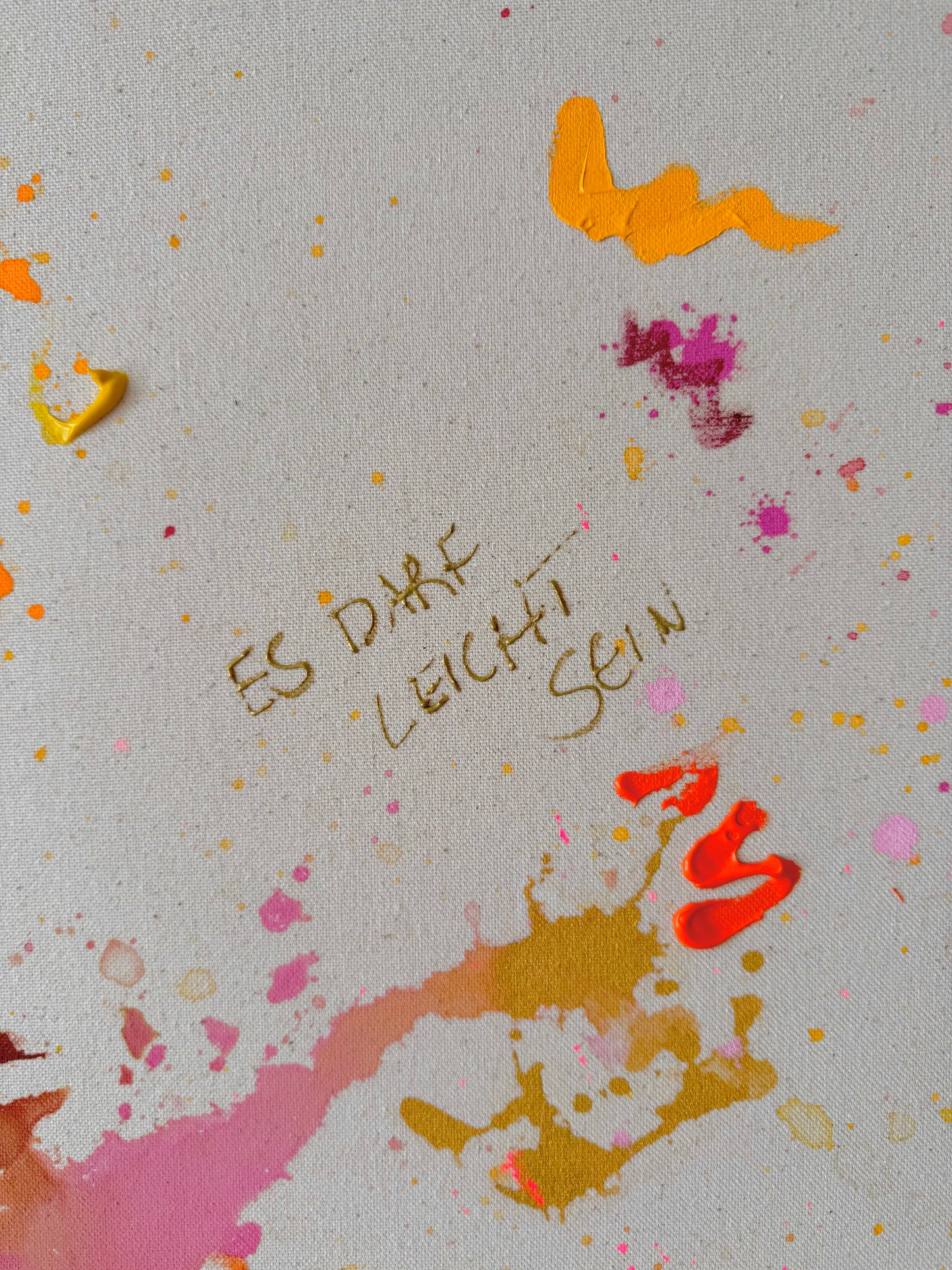 ES DARF LEICHT SEIN 110x110cm EXTRA TIEF