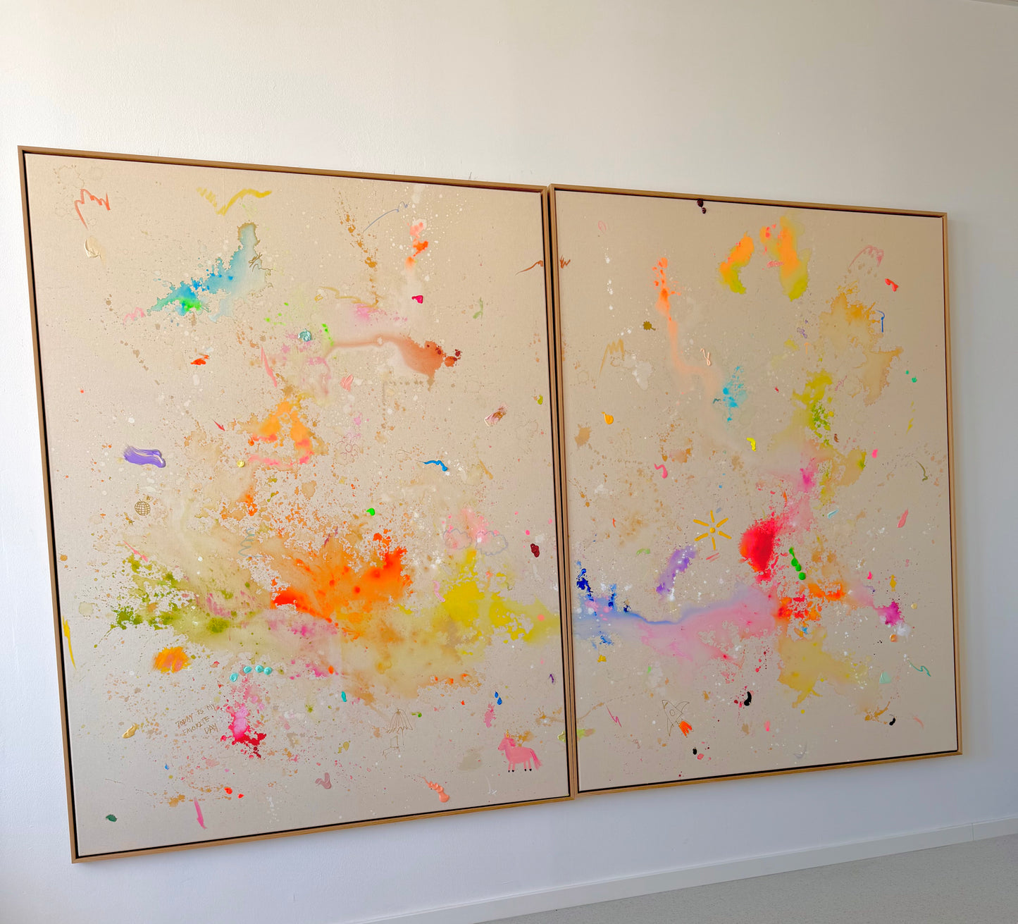 TODAY IS MY FAVORITE DAY Zwillingswerk 2x 170x130cm