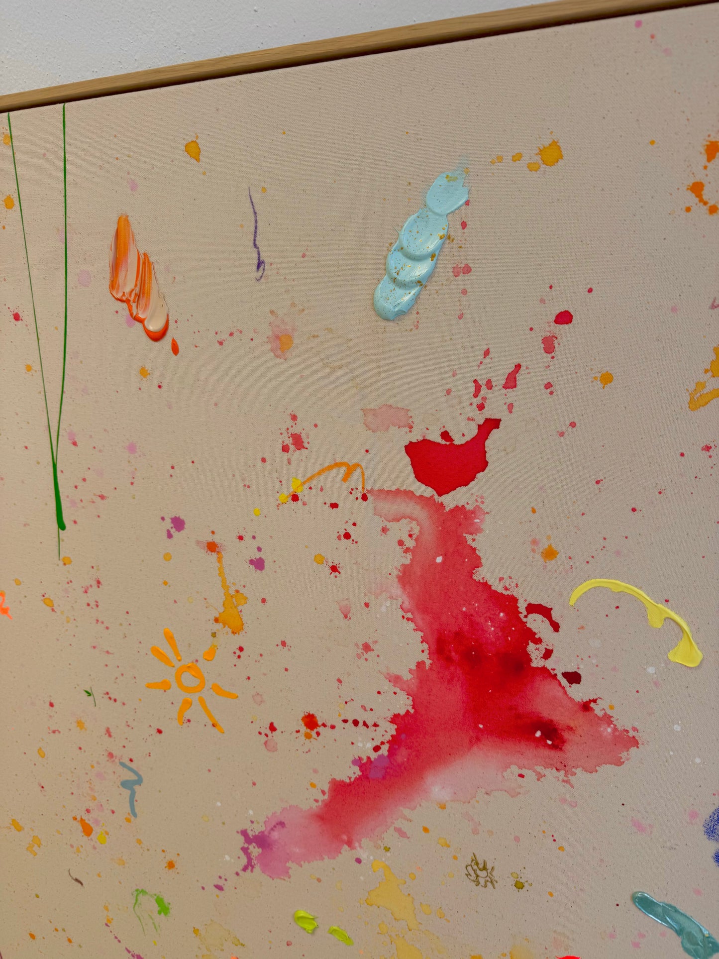 LIFE IS BEAUTIFUL & I HAVE TIME 180x140cm EXTRA TIEF