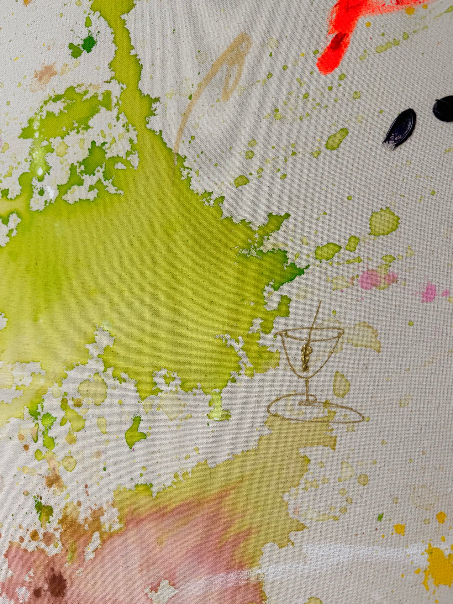 LIFE IS BEAUTIFUL & I HAVE TIME 150x200cm EXTRA TIEF