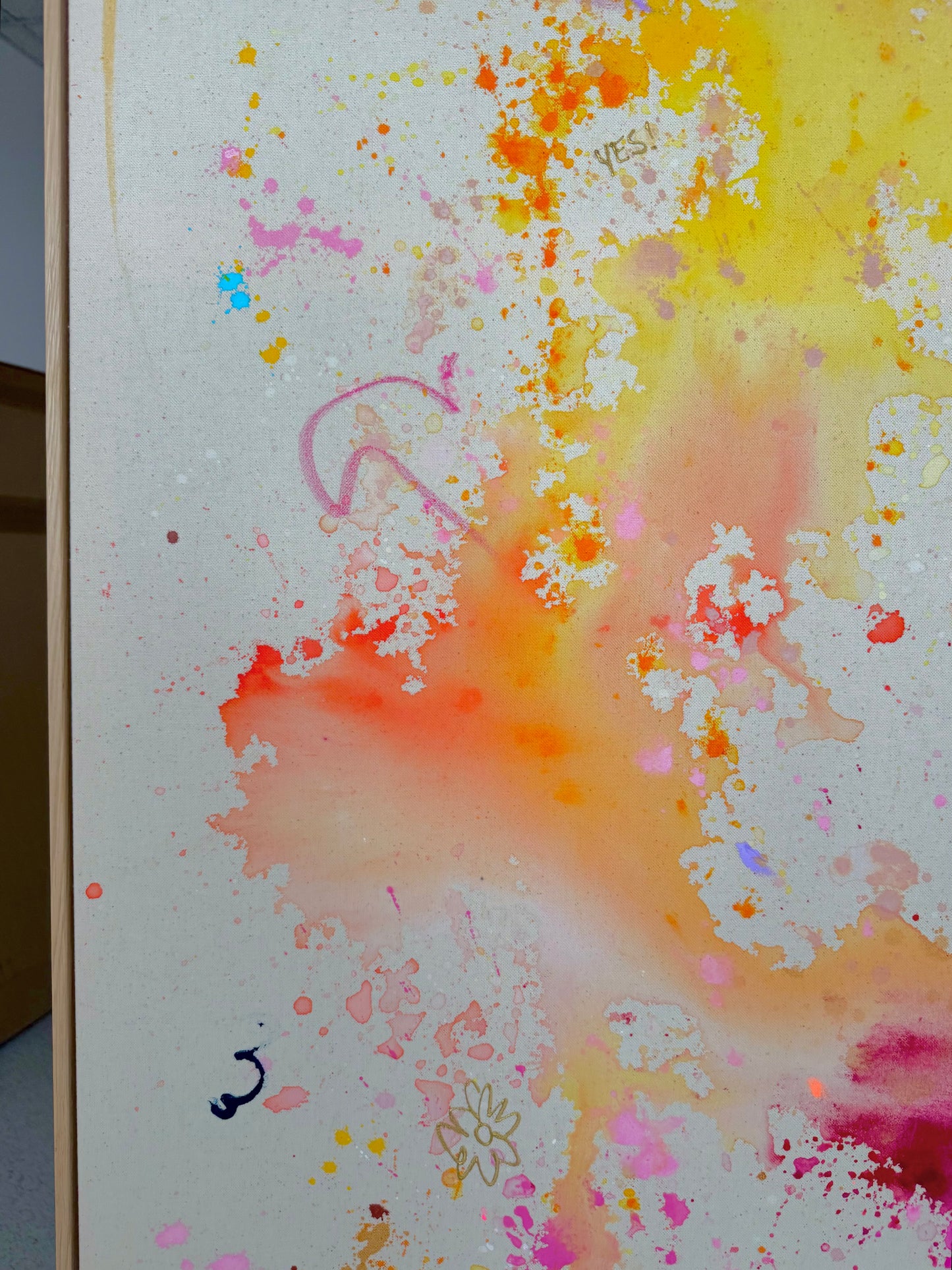 LIFE IS BEAUTIFUL & I HAVE TIME 150x200cm EXTRA TIEF