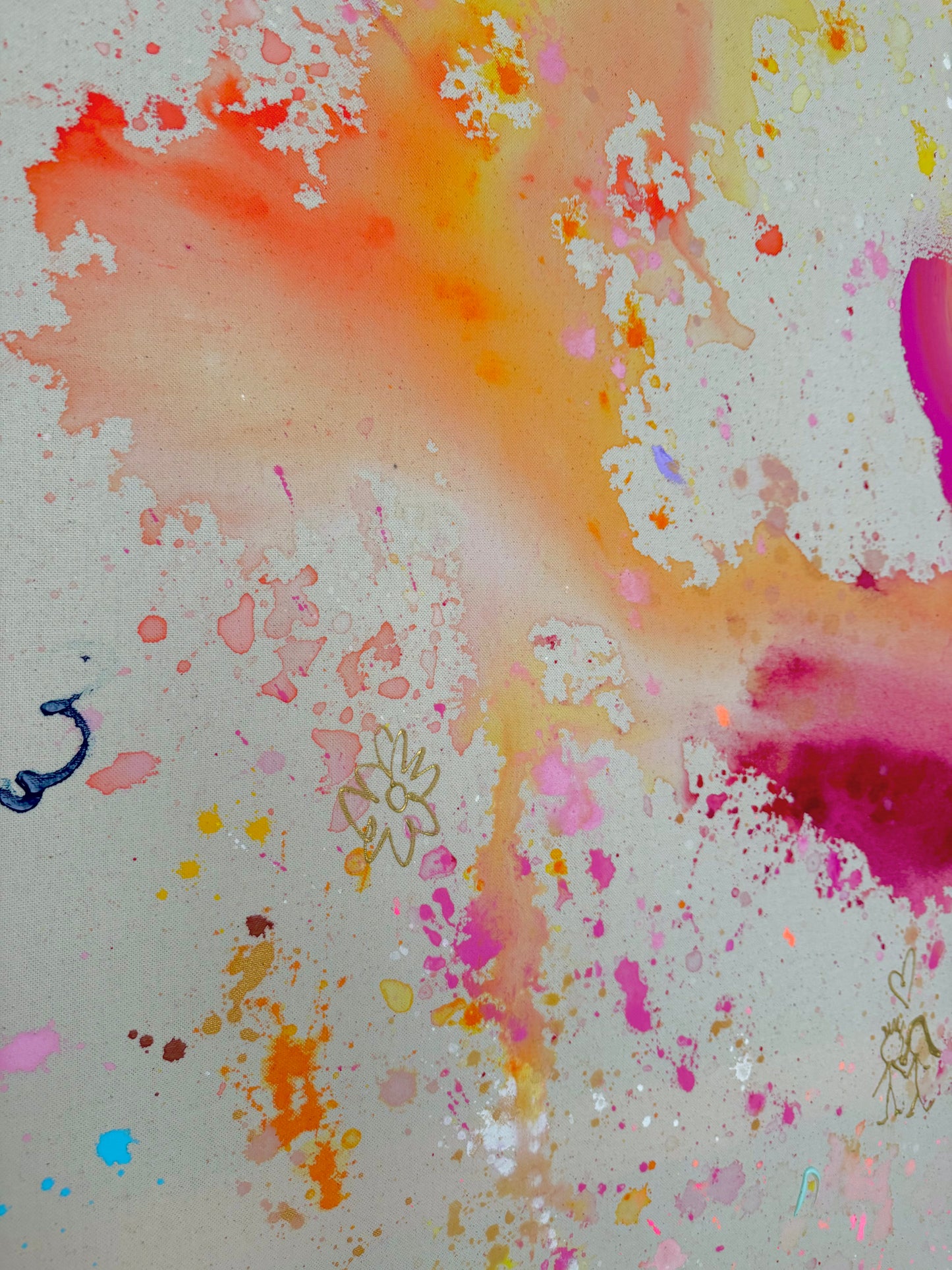 LIFE IS BEAUTIFUL & I HAVE TIME 150x200cm EXTRA TIEF