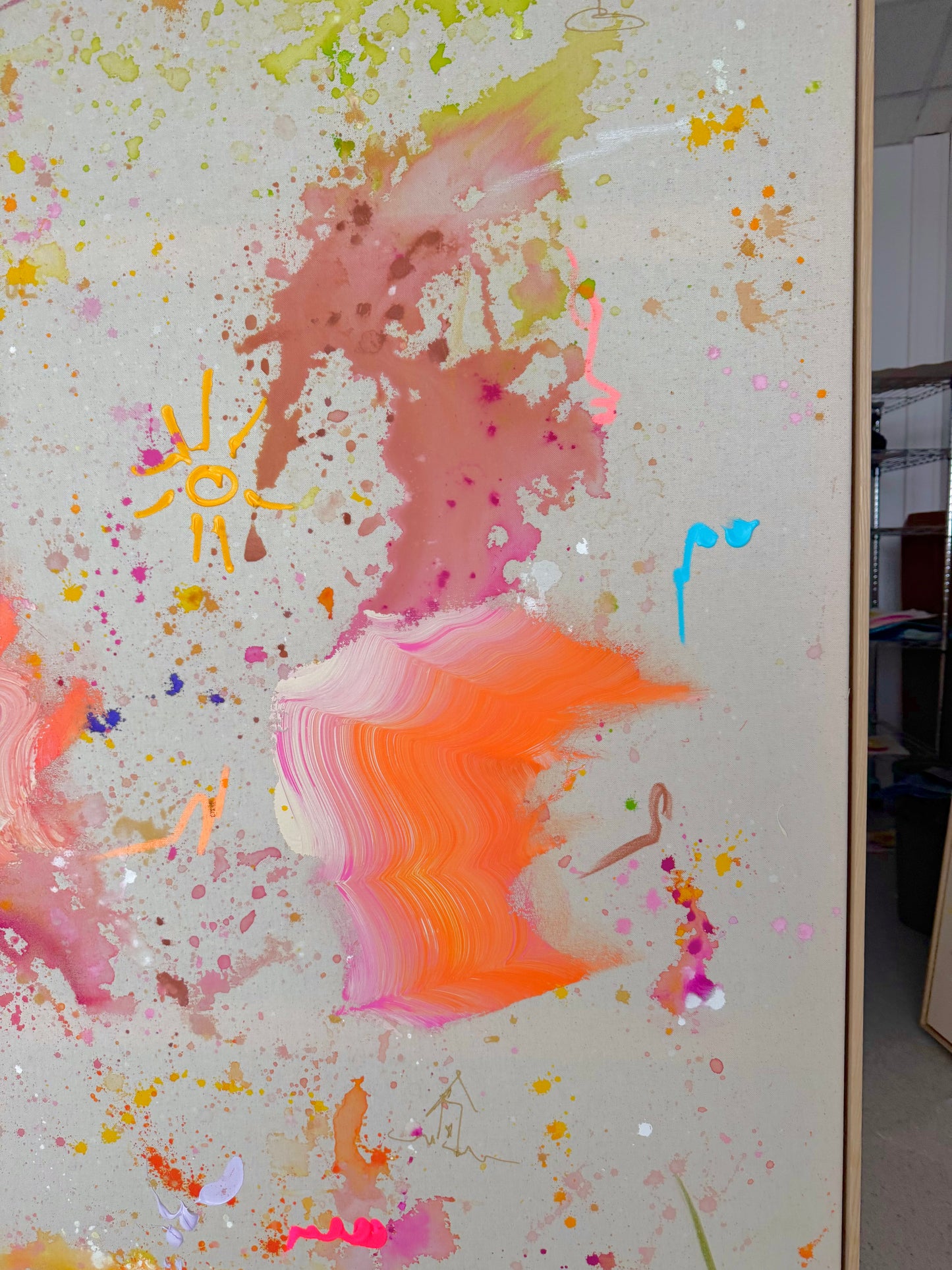 LIFE IS BEAUTIFUL & I HAVE TIME 150x200cm EXTRA TIEF