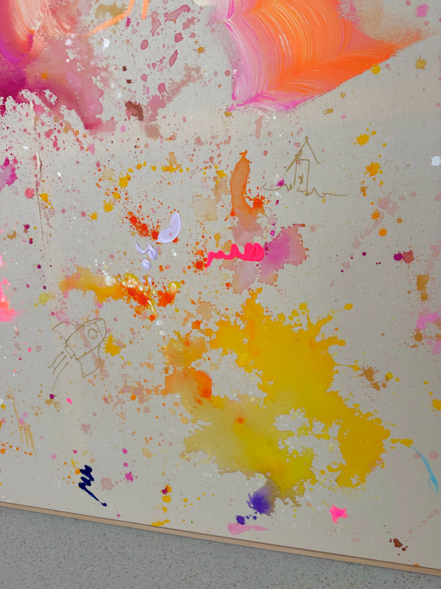 LIFE IS BEAUTIFUL & I HAVE TIME 150x200cm EXTRA TIEF