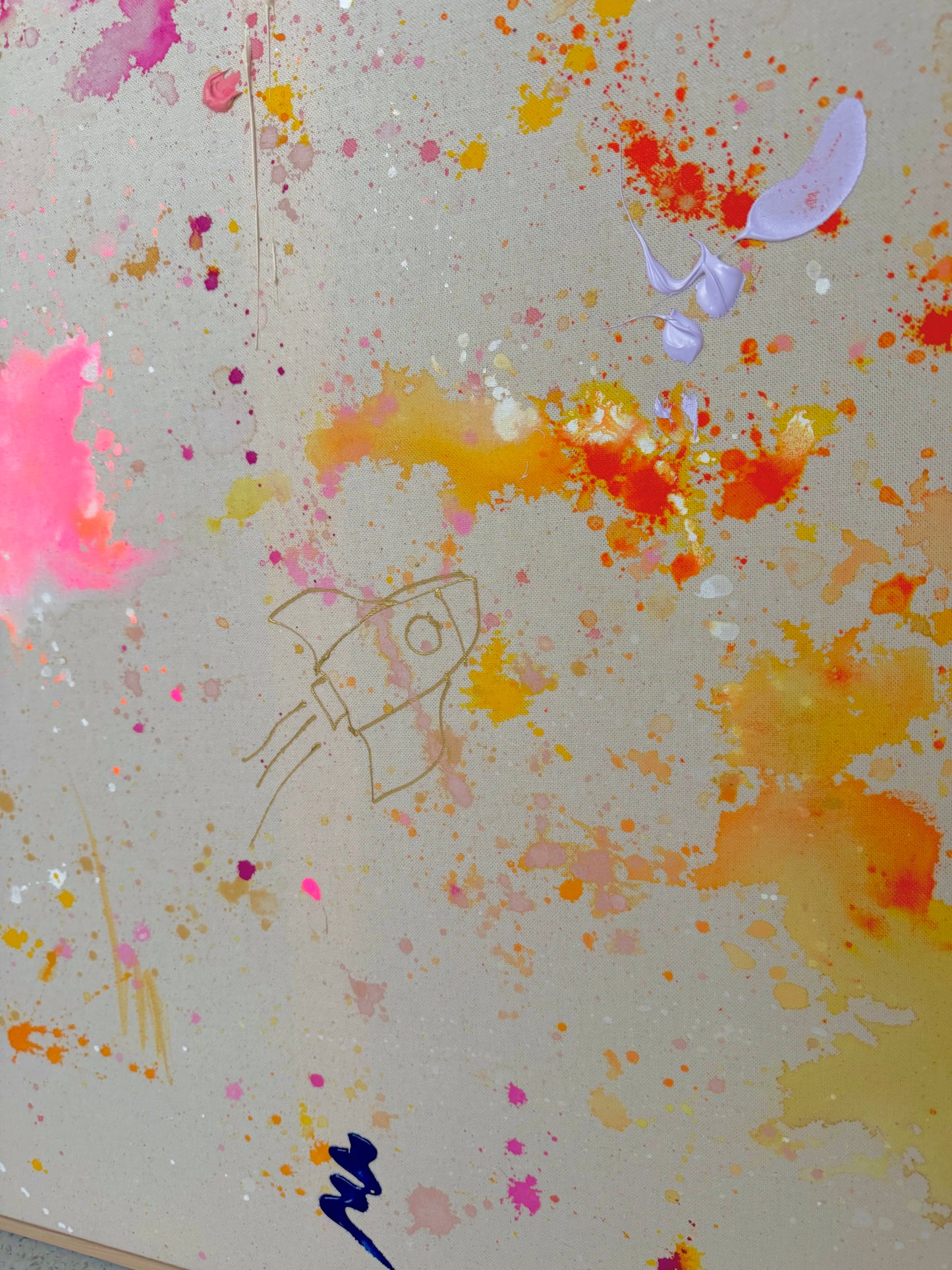 LIFE IS BEAUTIFUL & I HAVE TIME 150x200cm EXTRA TIEF