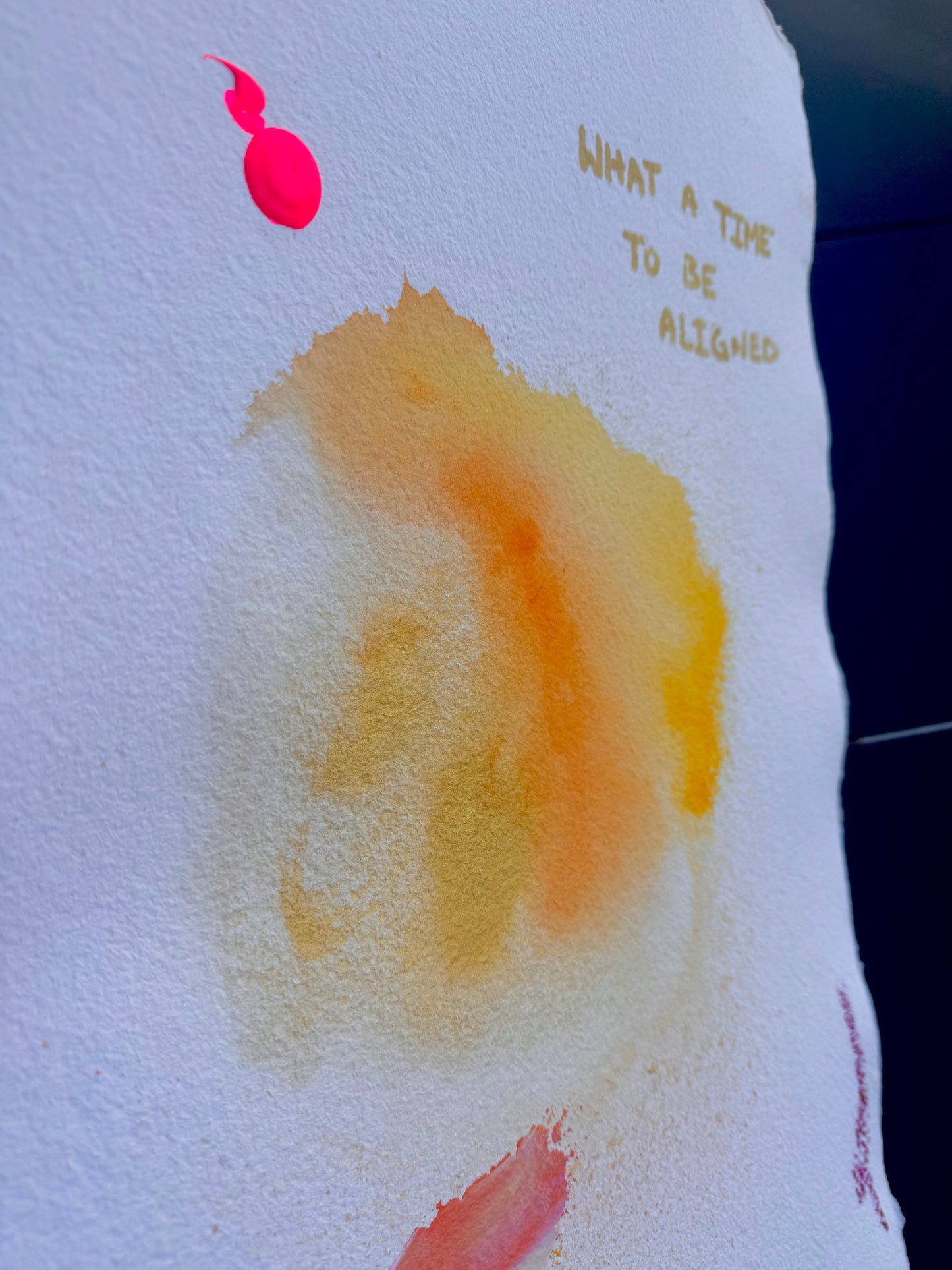 WHAT A TIME TO BE ALIGNED Paperwork