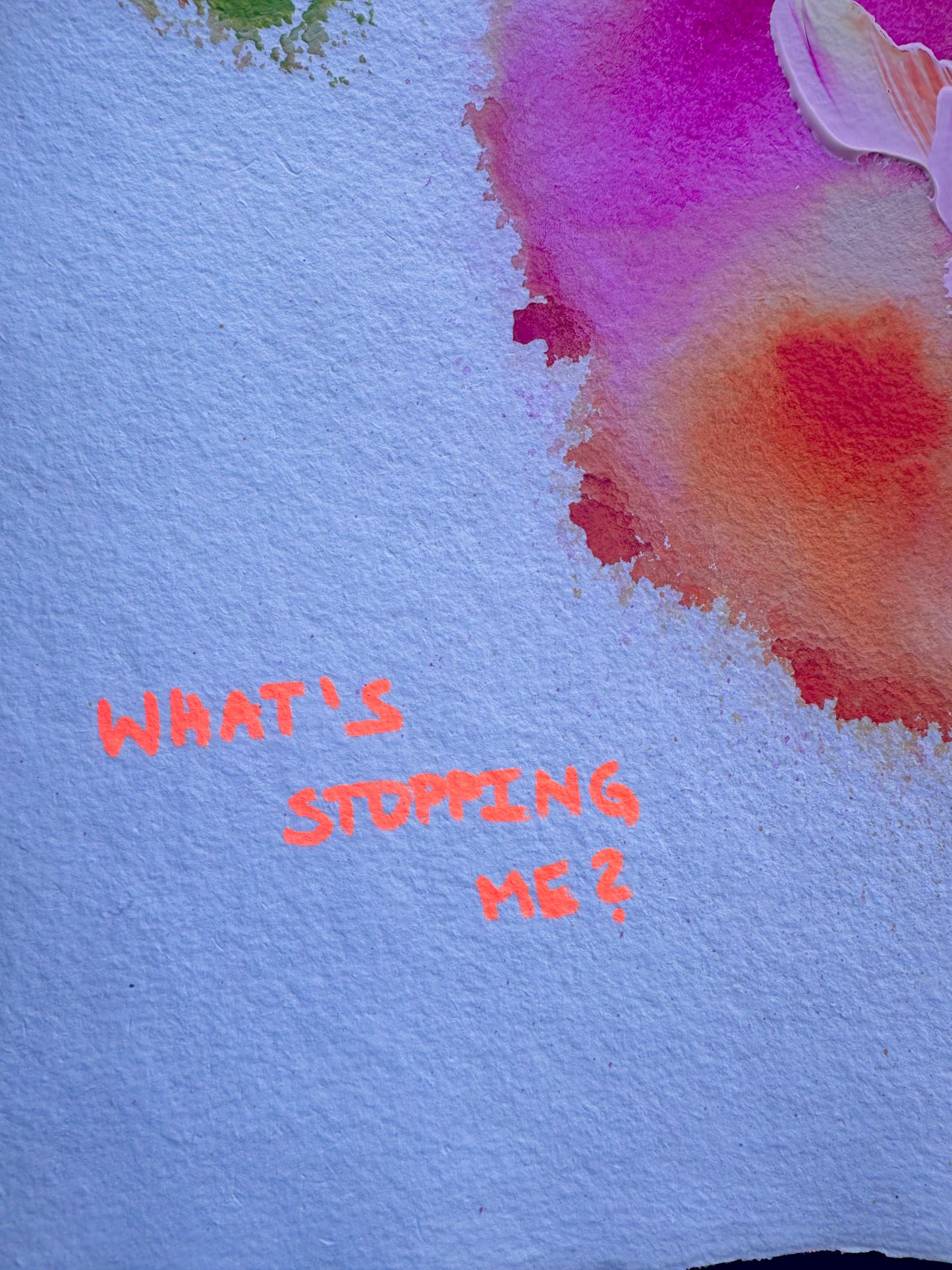 WHAT'S STOPPING ME? Paperwork