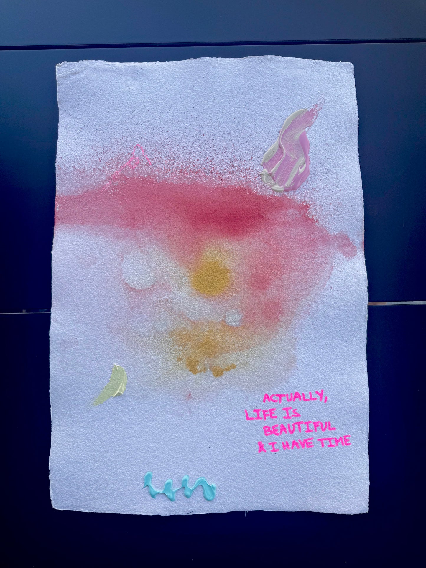 ACTUALLY LIFE IS BEAUTIFUL & I HAVE TIME Paperwork