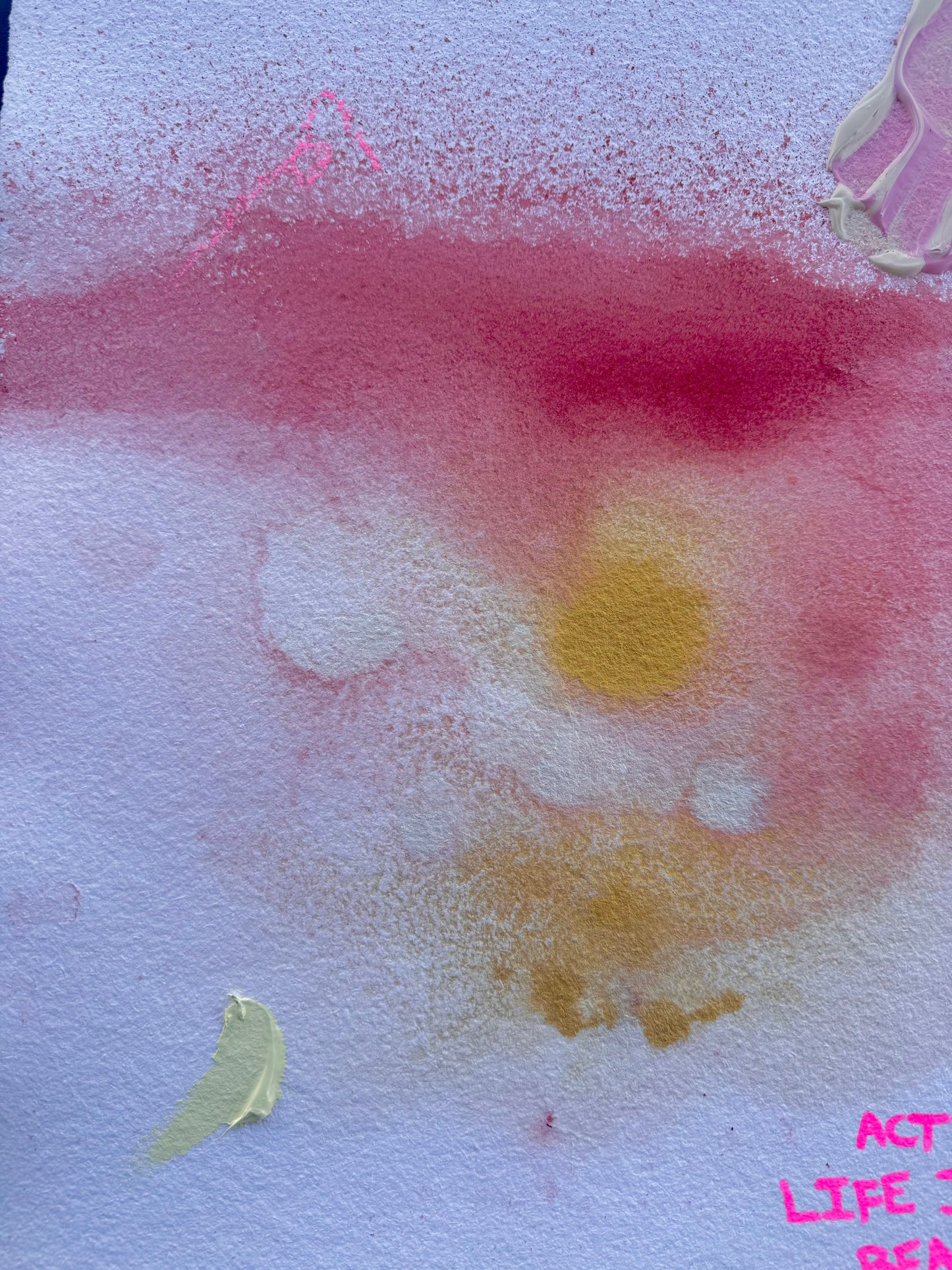 ACTUALLY LIFE IS BEAUTIFUL & I HAVE TIME Paperwork