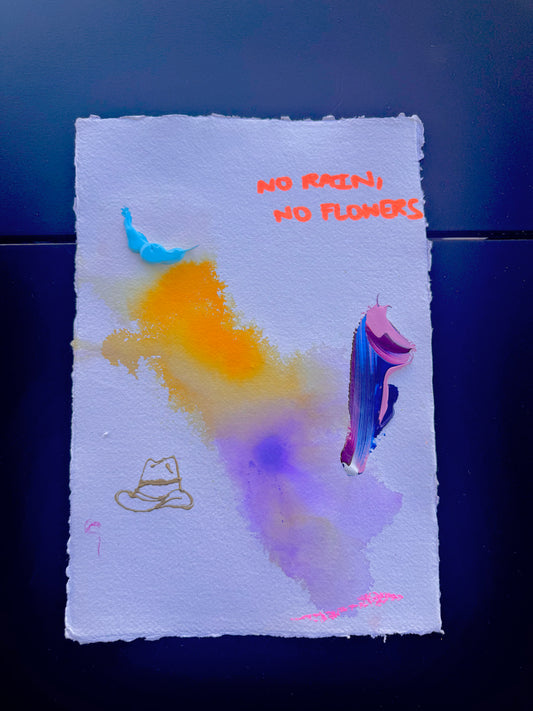 NO RAIN, NO FLOWERS Paperwork