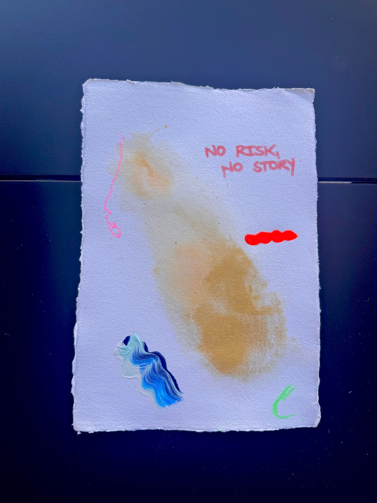 NO RISK NO STORY Paperwork