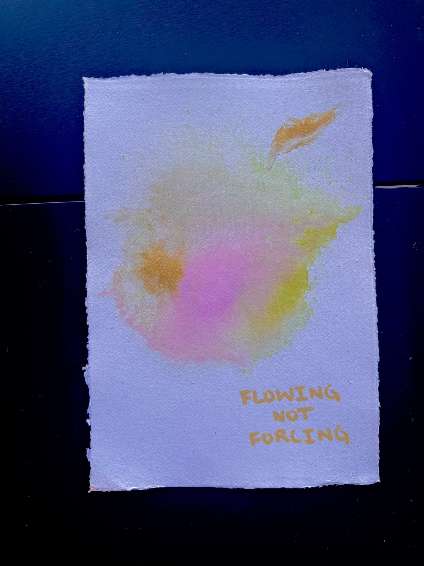 FLOWING NOT FORCING Paperwork