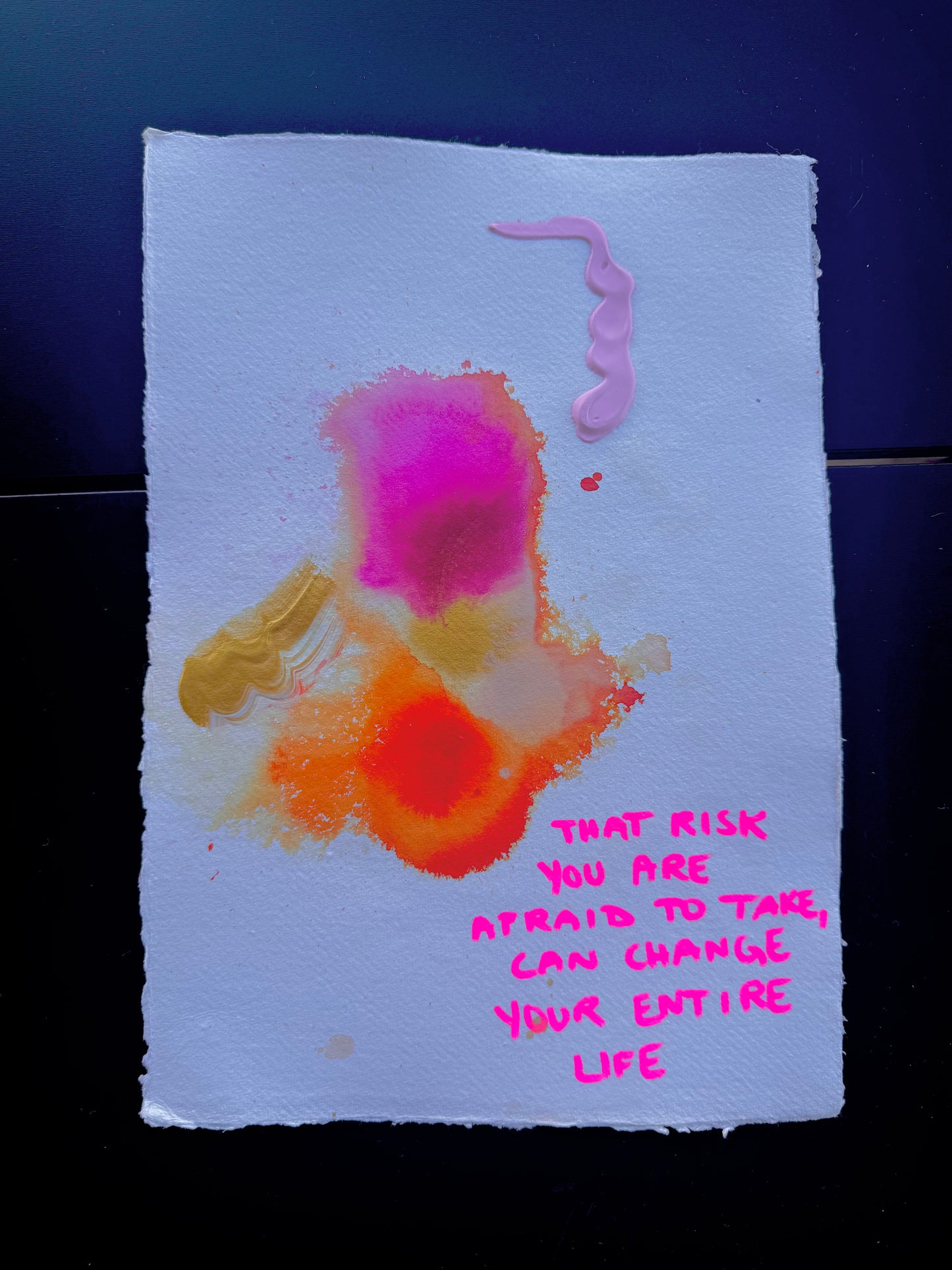 THAT RISK YOU ARE AFRAID TO TAKE, CAN CHANGE YOUR ENTIRE LIFE Paperwork