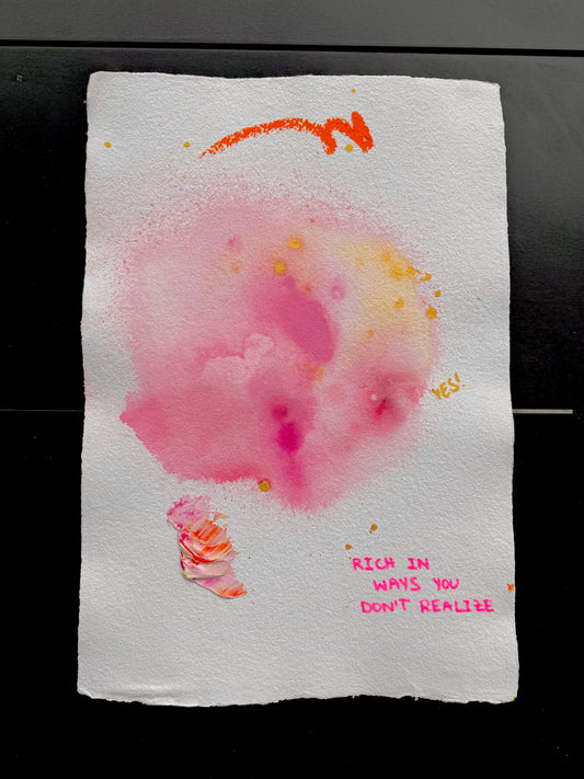 RICH IN WAY YOU DON'T REALIZE Paperwork