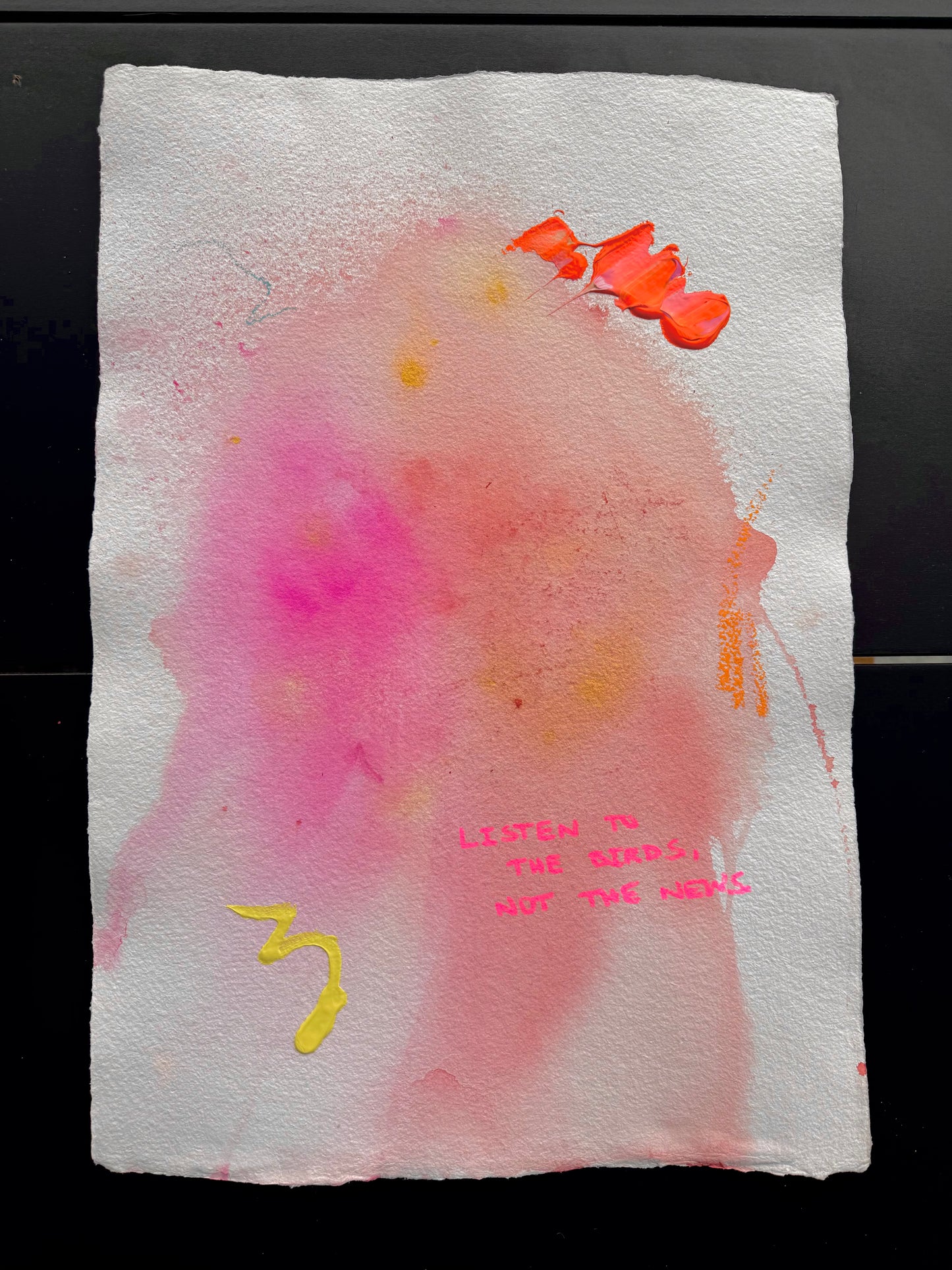 LISTEN TO THE BIRDS NOT THE NEWS Paperwork