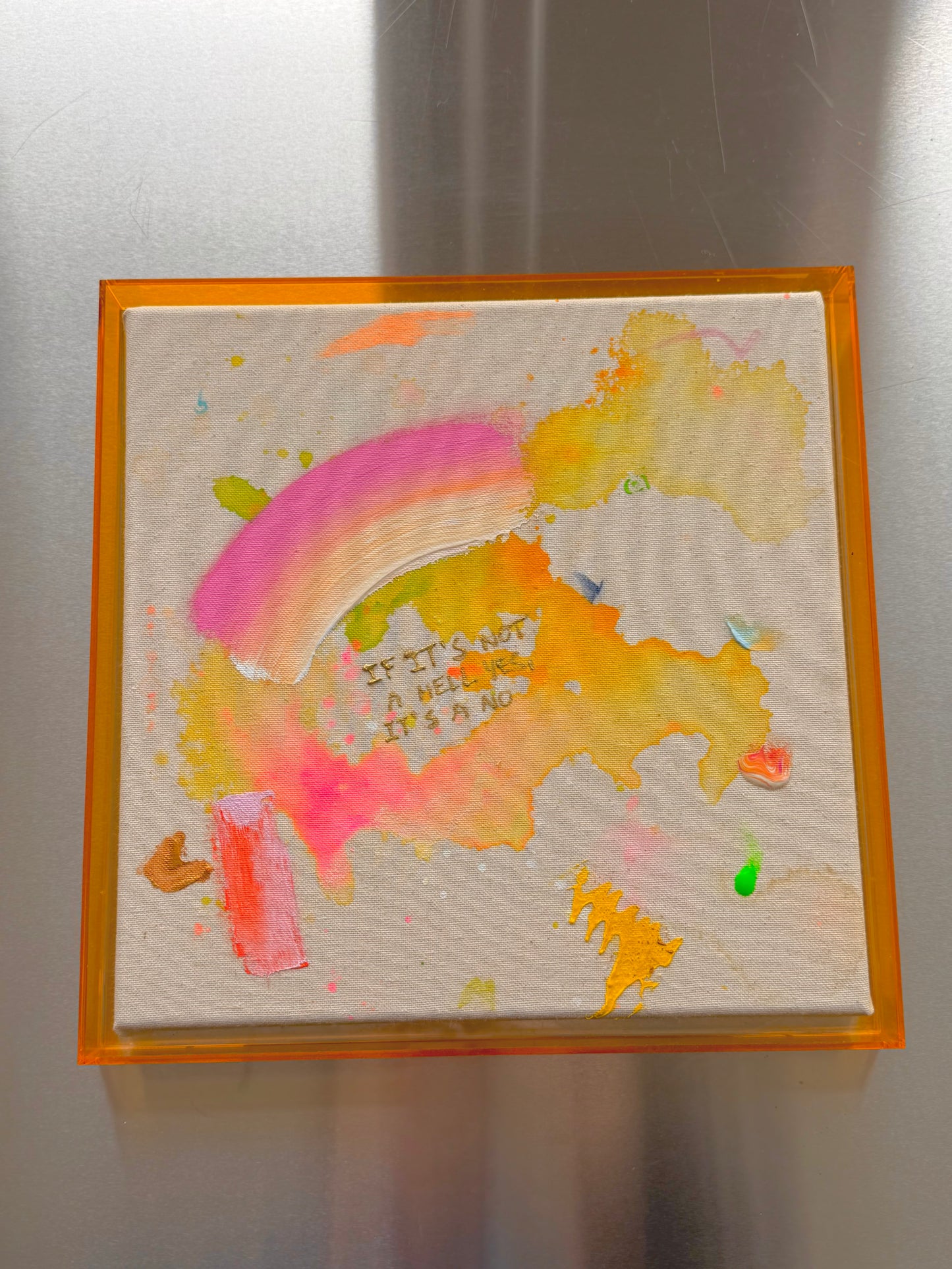 IF IT'S NOT A HELL YES, IT'S A NO 30x30cm