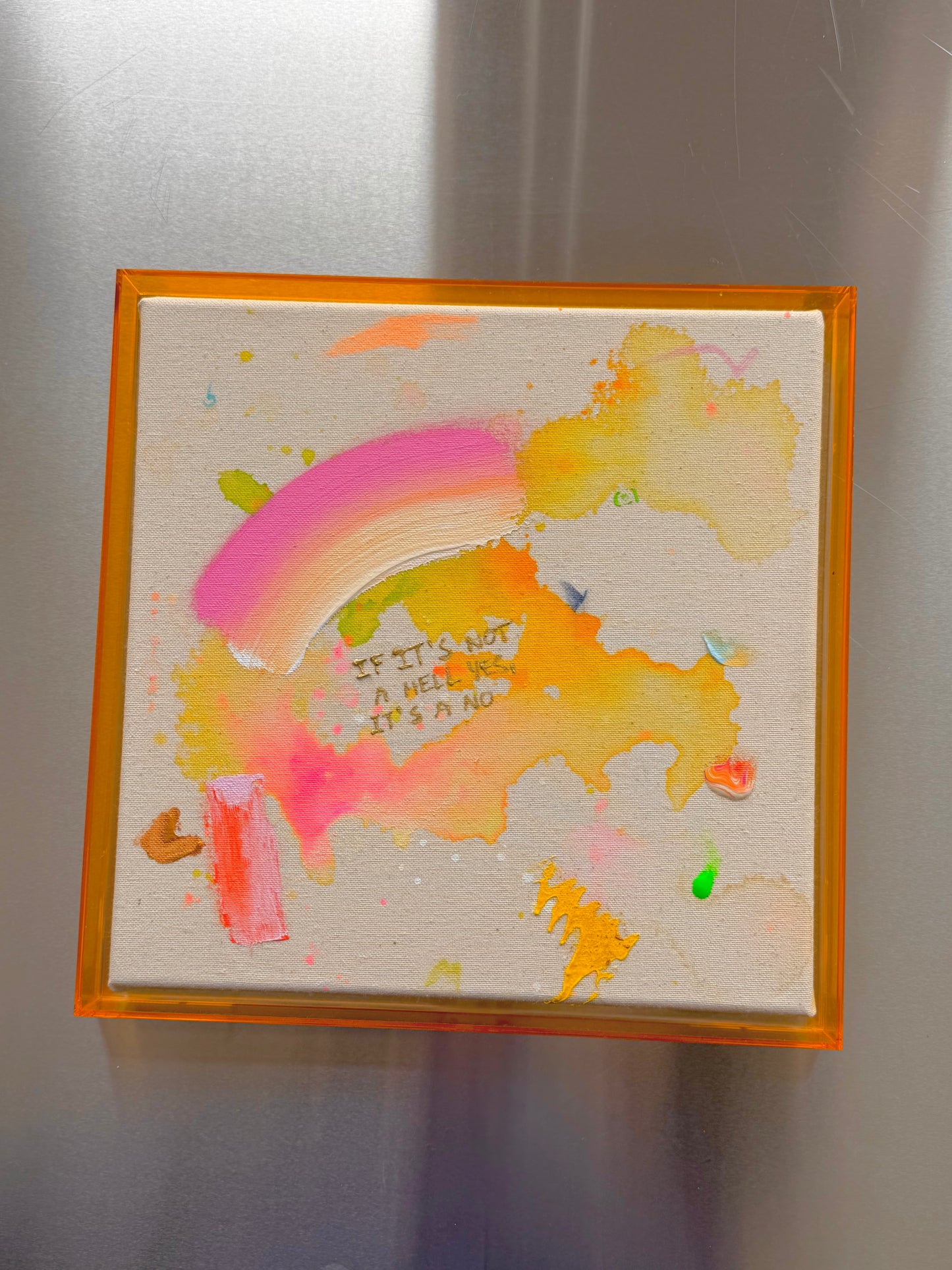 IF IT'S NOT A HELL YES, IT'S A NO 30x30cm