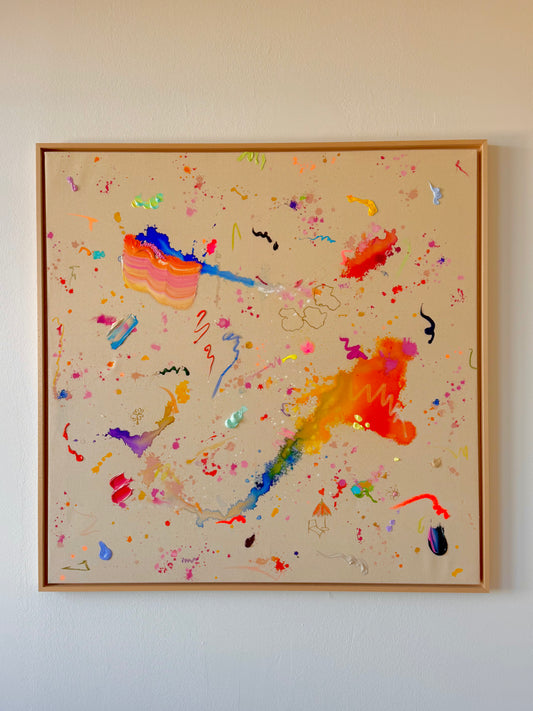 URLAUBSREIF 100x100cm