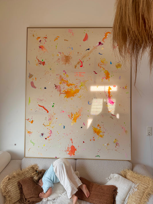 I'M CREATING THE LIFE OF MY DREAM 203x163cm