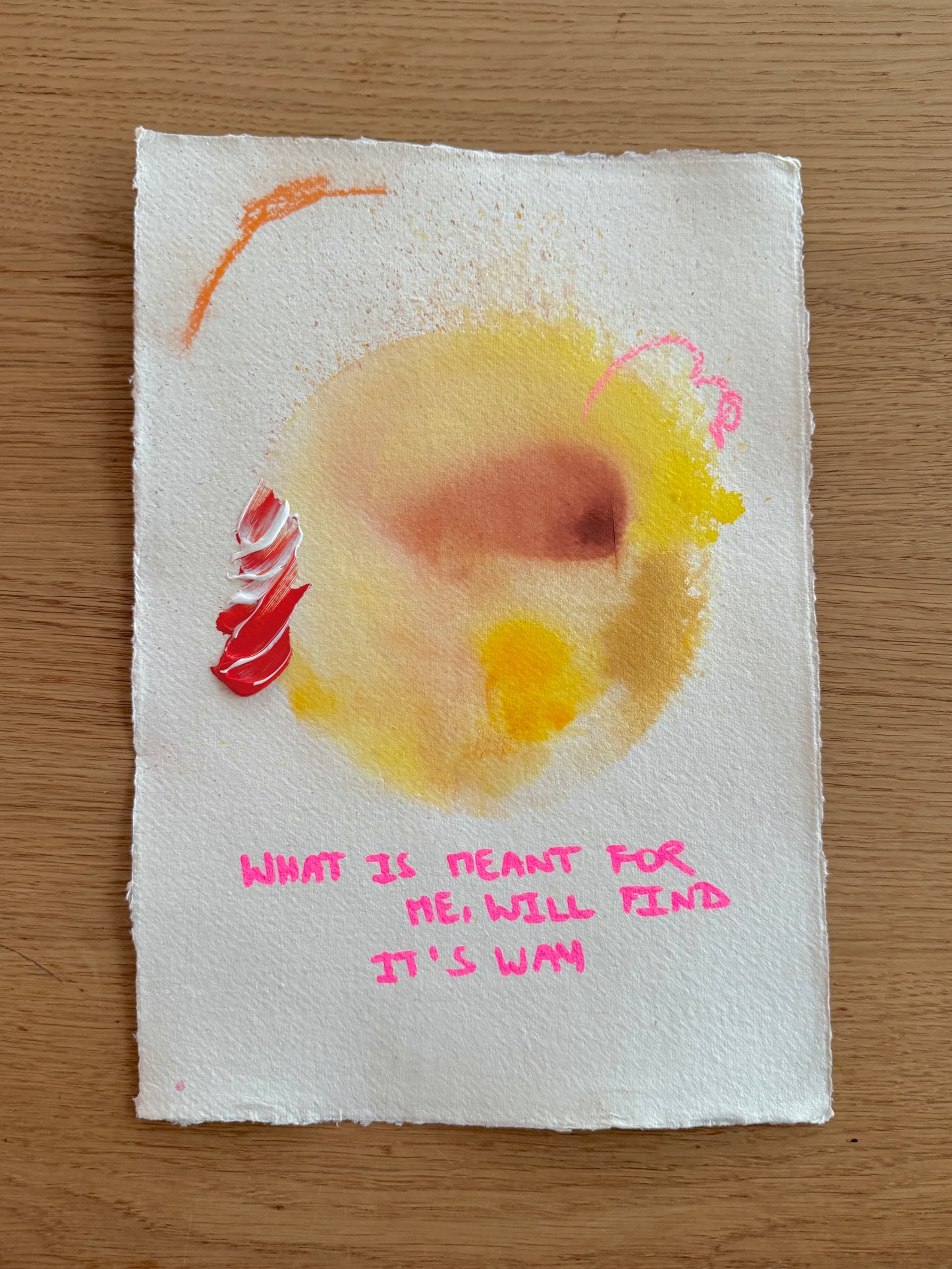 WHAT IS MEANT FOR ME, WILL FIND ME Paperwork