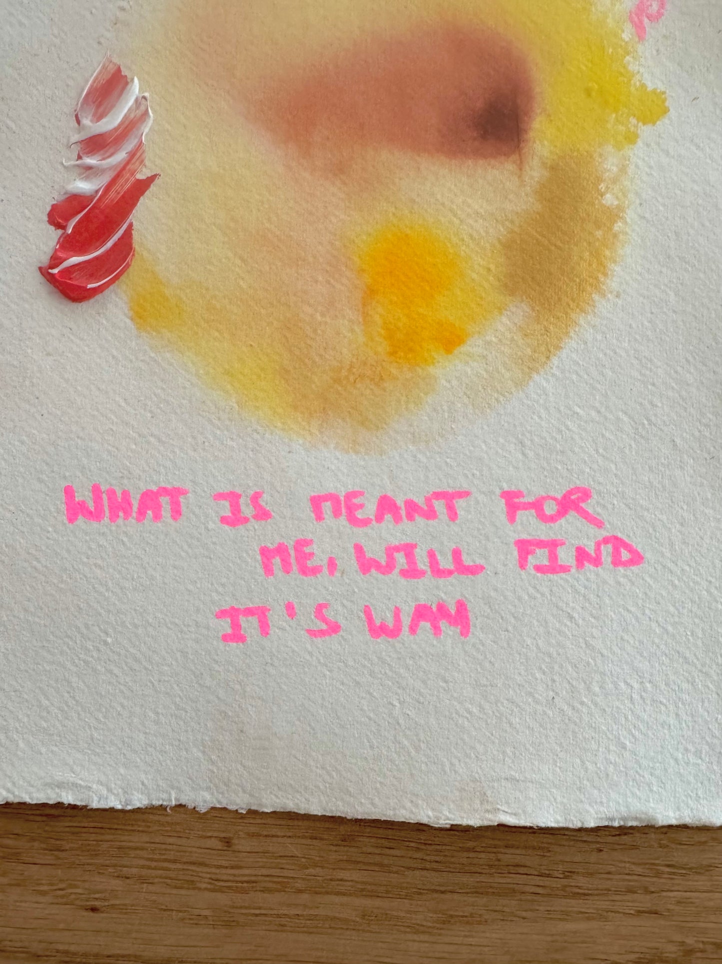 WHAT IS MEANT FOR ME, WILL FIND ME Paperwork