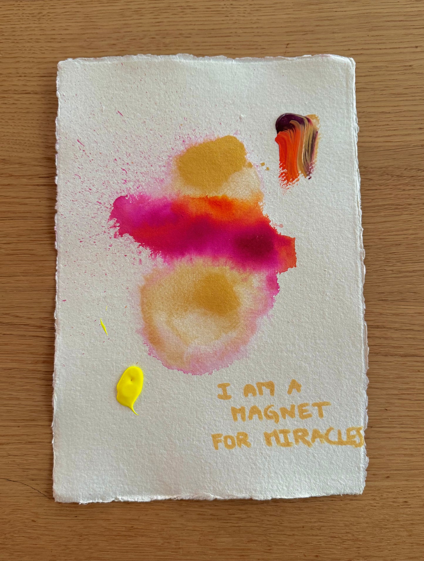 I AM A MAGNET FOR MIRACLES Paperwork
