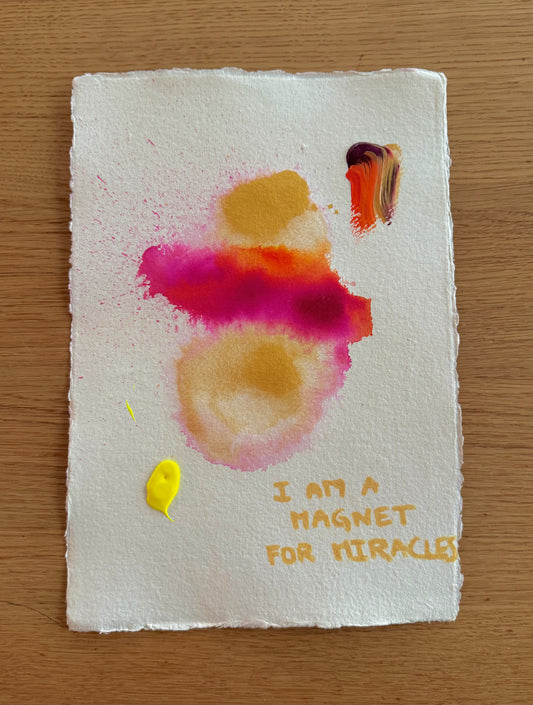 I AM A MAGNET FOR MIRACLES Paperwork