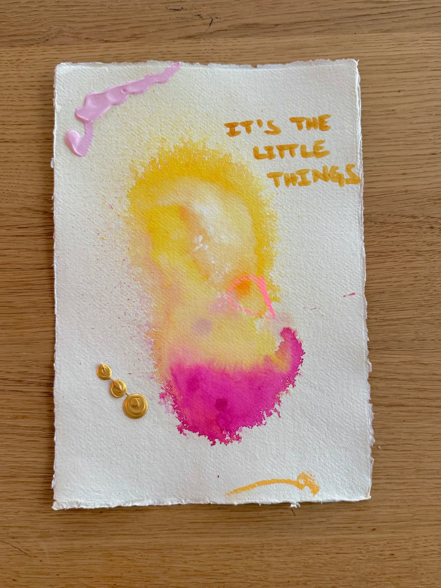 ITS'S THE LITTLE THINGS Paperwork