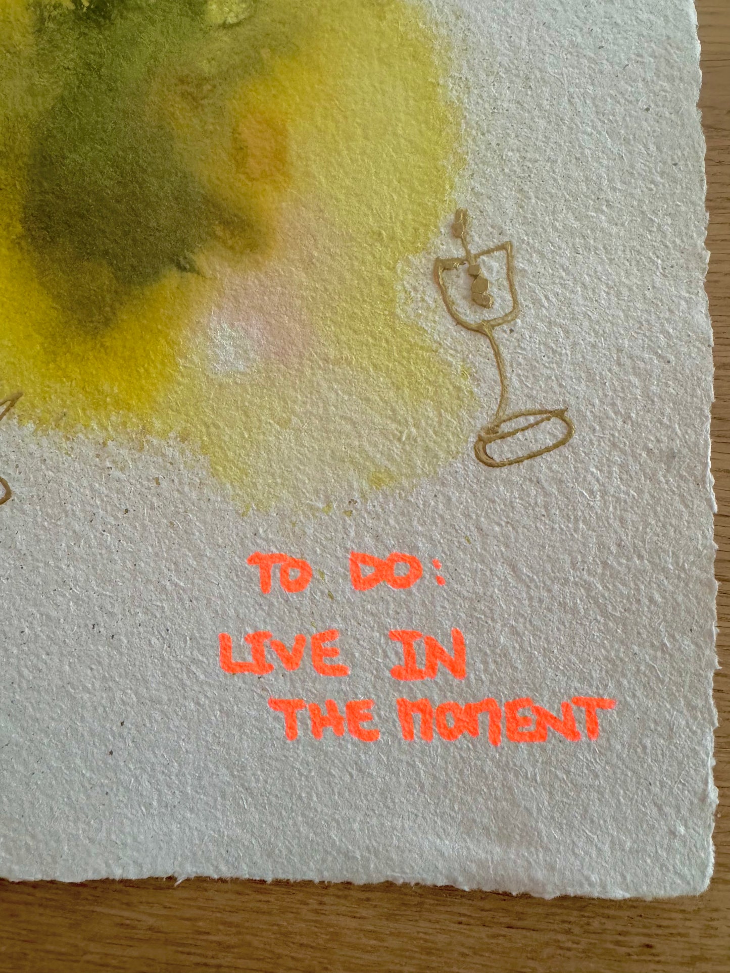 TO DO: LIVE IN THE MOMENT Paperwork