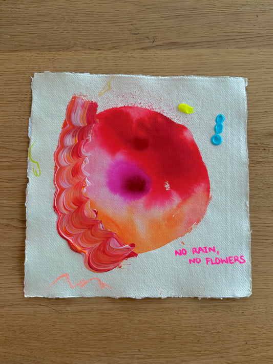 NO RAIN, NO FLOWERS Paperwork