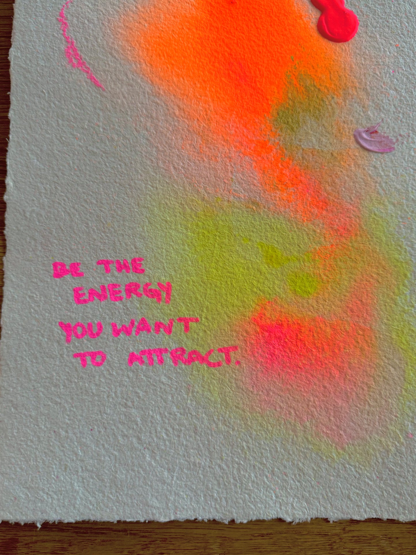 BE THE ENERGY YOU WANT TO ATTRACT. Paperwork