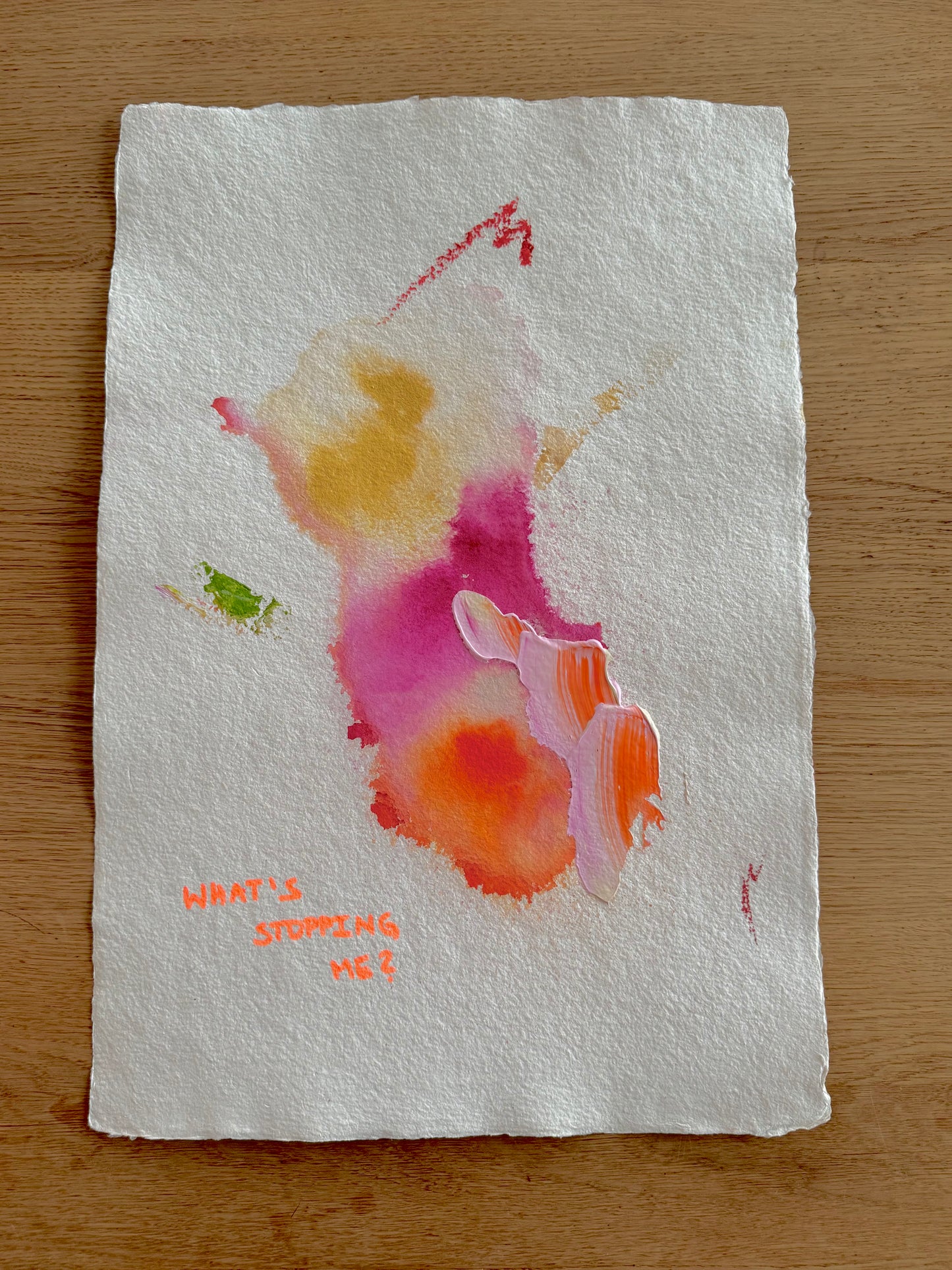 WHAT'S STOPPING ME? Paperwork