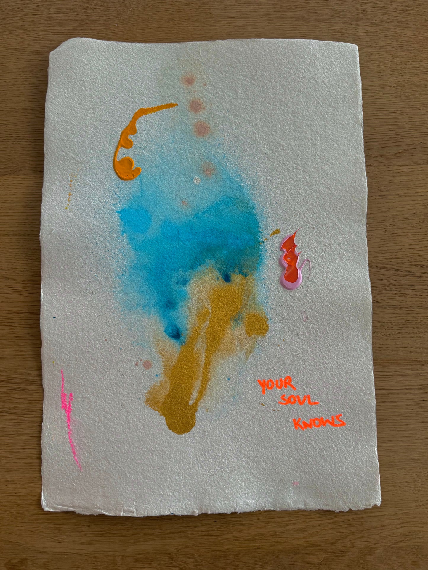 YOUR SOUL KNOWS Paperwork